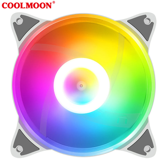 COOLMOON Magic Moon RGB Fan 120mm (4Pin Molex) **Instock**