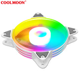 COOLMOON Magic Moon RGB Fan 120mm (4Pin Molex) **Instock**