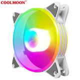 COOLMOON Magic Moon RGB Fan 120mm (4Pin Molex) **Instock**
