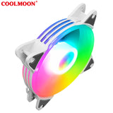 COOLMOON Magic Moon RGB Fan 120mm (4Pin Molex) **Instock**