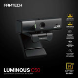 FANTECH C50 LUMINOUS 2K QHD 60 FPS Webcam **Instock**