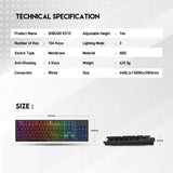 Fantech Shikari K515 RGB Membrane Gaming Keyboard **Instock**