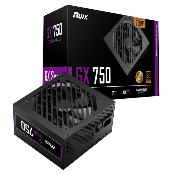 RUIX GX750 750W 80+ Bronze Official 2 Year Warranty **Instock**