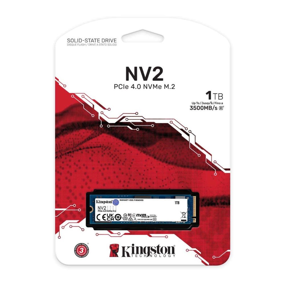 Kingston NV2 1TB M.2 NVME PCIe 4.0 SSD (3 Year Warranty