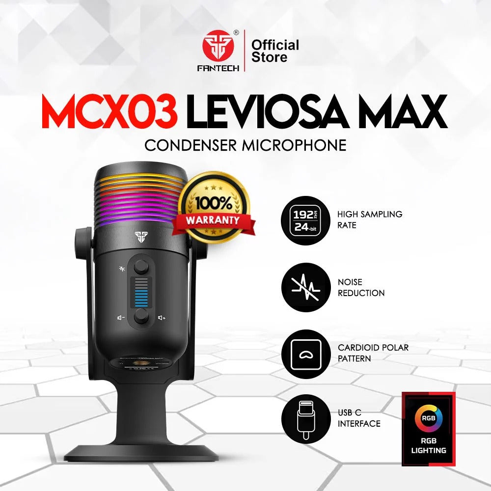 FANTECH MCX03 LEVIOSA MAX CONDENSER MICROPHONE **Out Of Stock