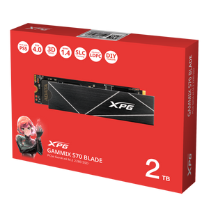 XPG GAMMIX S70 BLADE 2TB PCIe Gen4 M.2 NVMe® SSD (5Year Warranty)