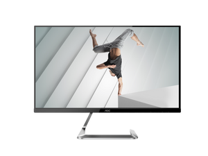 AOC 24T1Q 24" FLAT 75HZ IPS (White Color) OFFICIAL 3 YEAR WARRANTY **Out Of Stock**