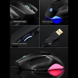 HP RGB GAMING MOUSE G200 500-4000 DPI **Instock**