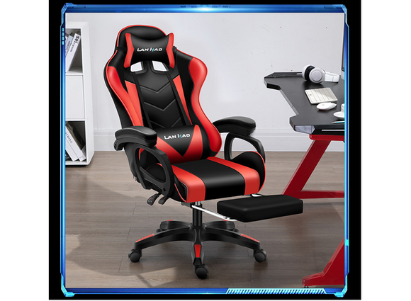 Dule Dule Gaming Chair Red Black Instock TTN Gaming PC
